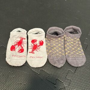 Pure Barre Socks-size Small -lot of 2